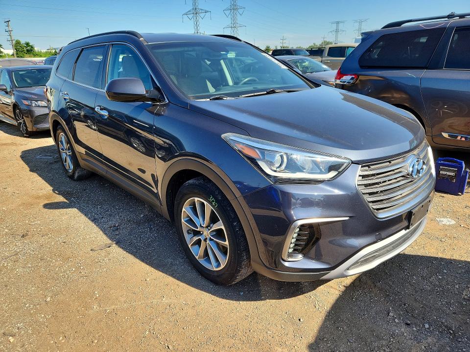 2017 Hyundai Santa fe VIN KM8SM4HF5HU236706 COPART salvage auction — ROOF, Il - Salvage Certificate, sold $1,300 on 2026-07-28 (photo 4)