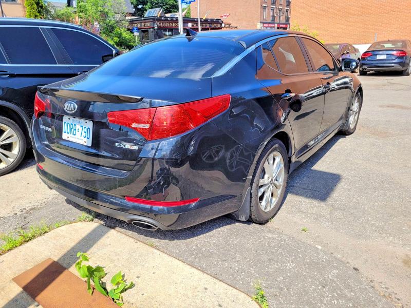 2013 Kia Optima VIN KNAGN4A64D5377057 COPART salvage auction — REAR END, ON - PERMIT NO BRAND - UNFIT (P), sold $1,550 on 2026-07-28 (photo 4)