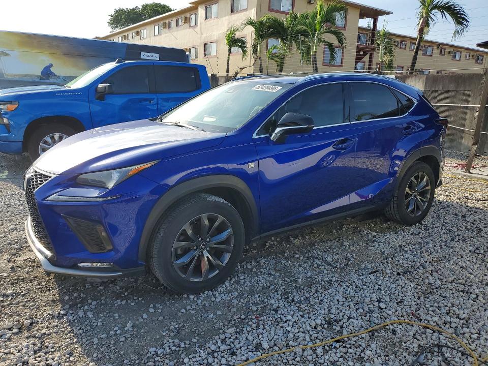 2018 Lexus Nx VIN JTJYARBZ4J2106941 COPART salvage auction — MINOR DENT/SCRATCHES, Fl - Certificate Of Title, sold $2,250 on 2026-07-31 (photo 1)