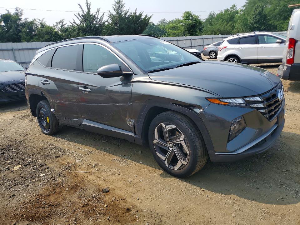 2023 Hyundai Tucson VIN 5NMJFCAE8PH165707 COPART salvage auction — SIDE, Nj - Cert Of Title-Salvage, sold $9,575 on 2026-09-01 (photo 4)