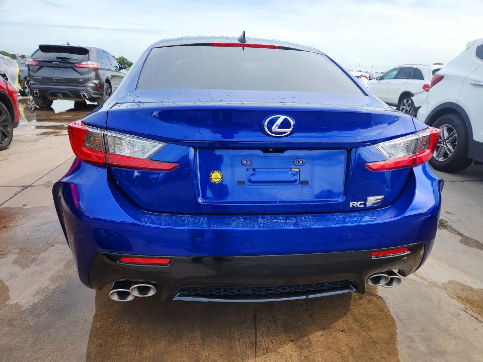 2017 Lexus Rc-f VIN JTHHP5BC4H5006190 COPART salvage auction — FRONT END, Tx - Salvage Vehicle Title, sold $8,600 on 2026-07-23 (photo 6)