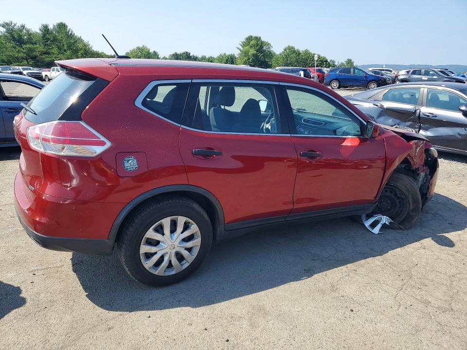 2016 Nissan Rogue VIN KNMAT2MV5GP621541 COPART salvage auction — FRONT END, Salvage Title, sold $1,150 on 2026-07-17 (photo 3)