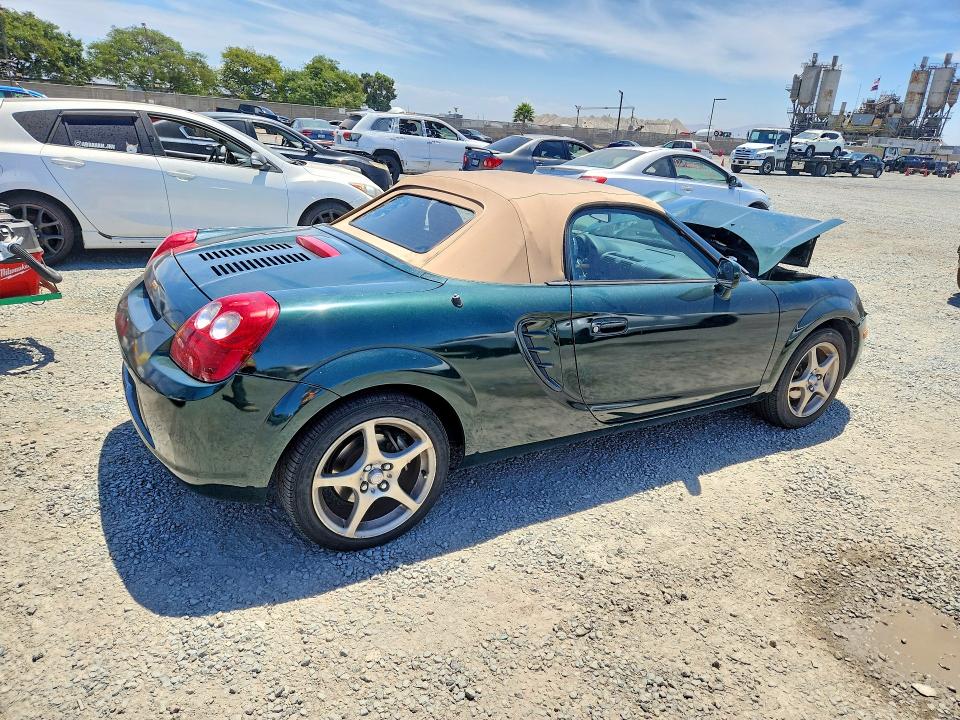 2003 Toyota Mr2 VIN JTDFR320030064378 COPART salvage auction — FRONT END, Fl - Cert Of Title Slvg Rebuildable, sold $750 on 2026-07-31 (photo 3)