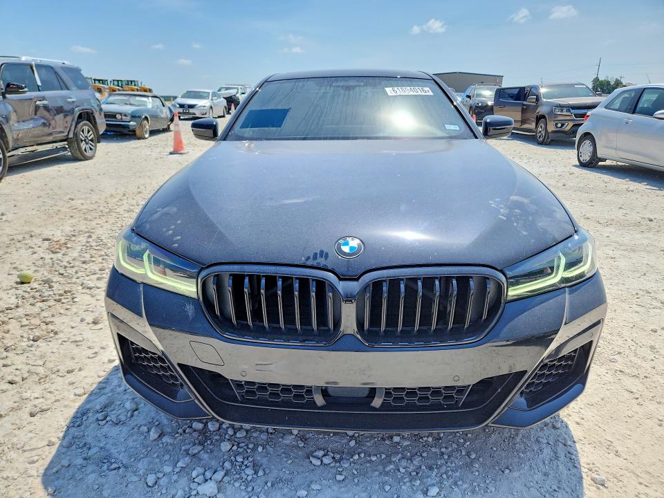 2022 BMW 5er VIN WBA53BJ04NCH72532 COPART salvage auction — SIDE, TX - SALVAGE VEHICLE TITLE (P), sold $24,100 on 2026-08-20 (photo 5)