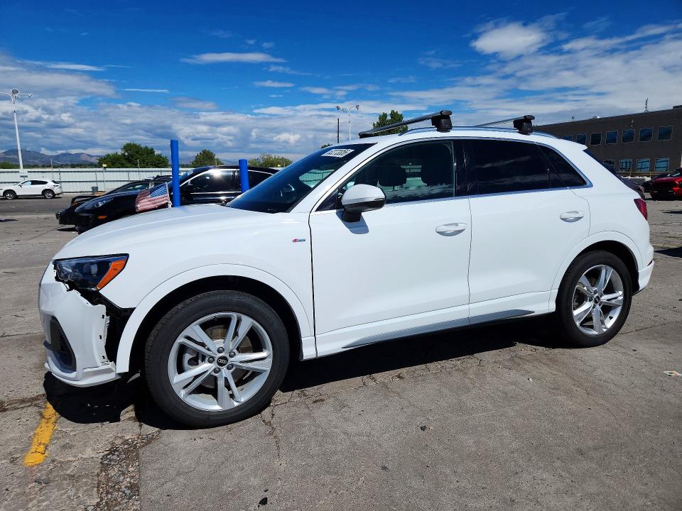 2022 Audi Q3 VIN WA1DECF36N1145366 COPART salvage auction — FRONT END, Co - Salvage Title, sold $10,100 on 2026-08-17 (photo 1)