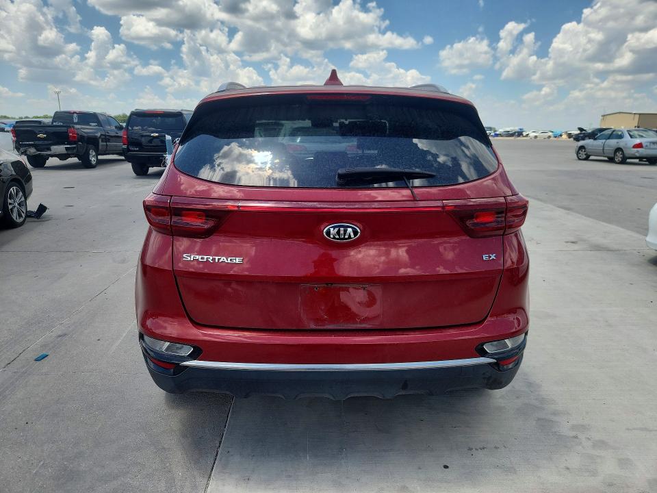2020 Kia Sportage VIN KNDPN3AC7L7641376 COPART salvage auction — FRONT END, Tx - Certificate Of Title (P), sold $800 on 2026-07-23 (photo 6)