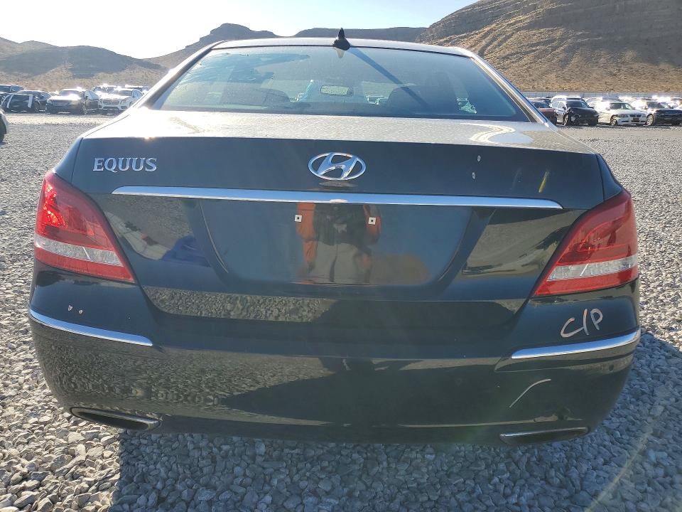 2013 Hyundai Equus VIN KMHGH4JH5DU065956 COPART salvage auction — FRONT END, Nv - Salvage Title, sold $1,450 on 2026-07-27 (photo 6)
