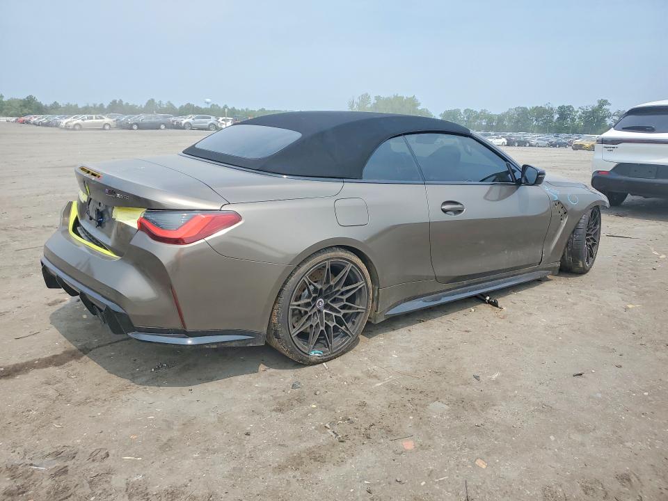 2023 BMW M4 VIN WBS33BA02PCL12269 COPART salvage auction — FRONT END, VA - CERT OF TITLE - SALVAGE, sold $18,700 on 2026-07-29 (photo 3)