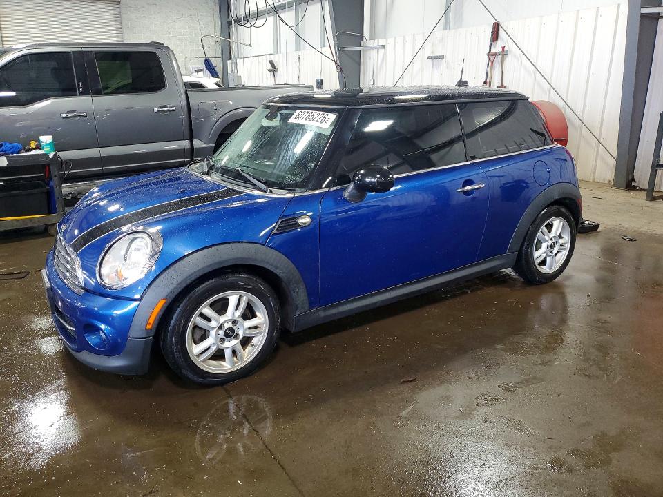 2013 Mini Cooper VIN WMWSU3C59DT544035 COPART salvage auction — HAIL, Mn - Cert Of Title-Prior Salvage, sold $850 on 2026-08-18 (photo 1)