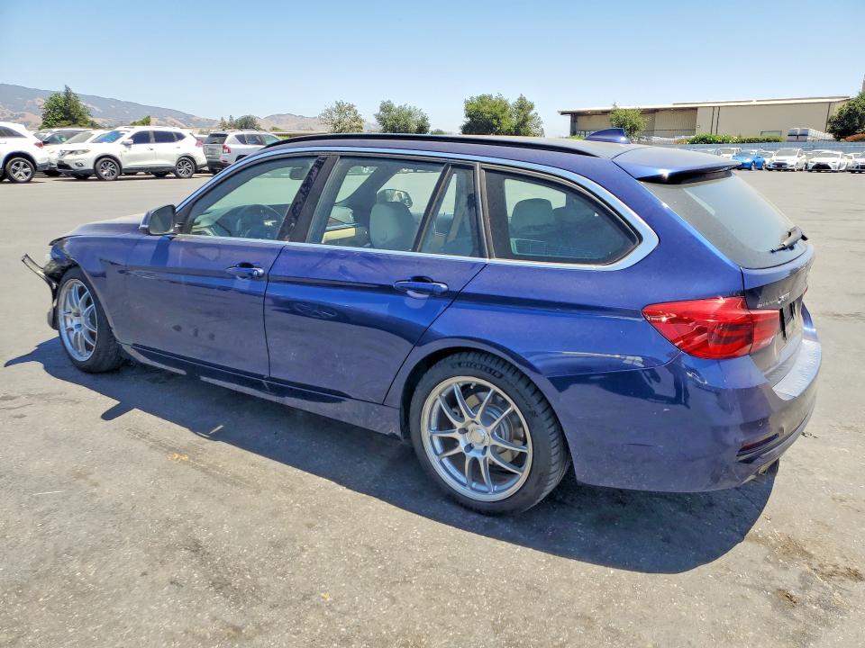 2017 BMW 3er VIN WBA8K3C50HK678878 COPART salvage auction — FRONT END, Ca - Salvage Certificate, sold $3,850 on 2026-07-30 (photo 2)