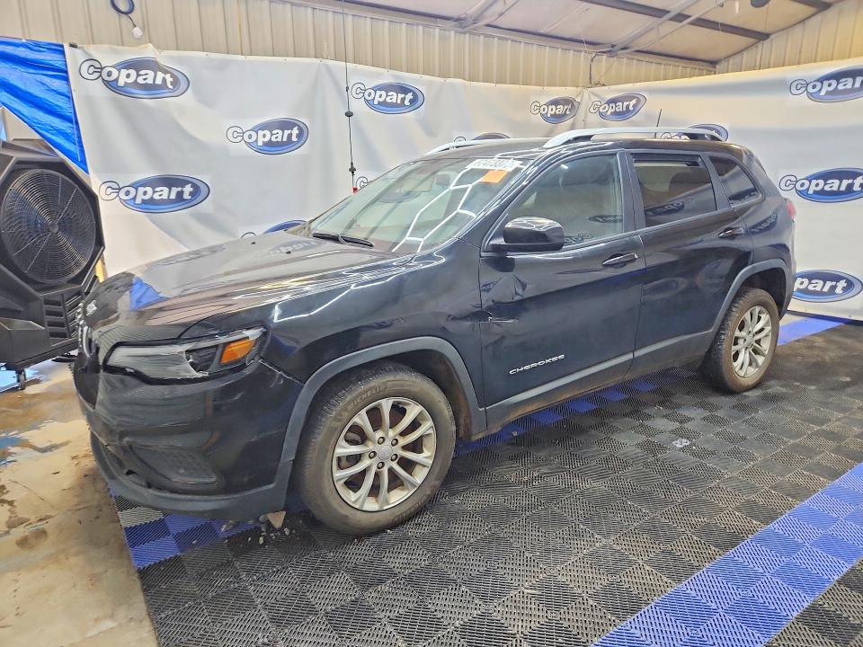 2020 Jeep Cherokee VIN 1C4PJLCBXLD556016 COPART salvage auction — FRONT END, Ga - Certificate Of Title, sold $2,450 on 2026-07-29 (photo 1)