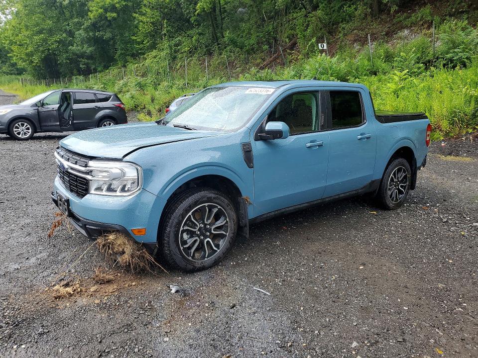 2022 Ford Maverick VIN 3FTTW8E32NRA80261 COPART salvage auction — FRONT END, Ny - Mv-907A Salvage Certificate, sold $9,200 on 2026-08-27 (photo 1)