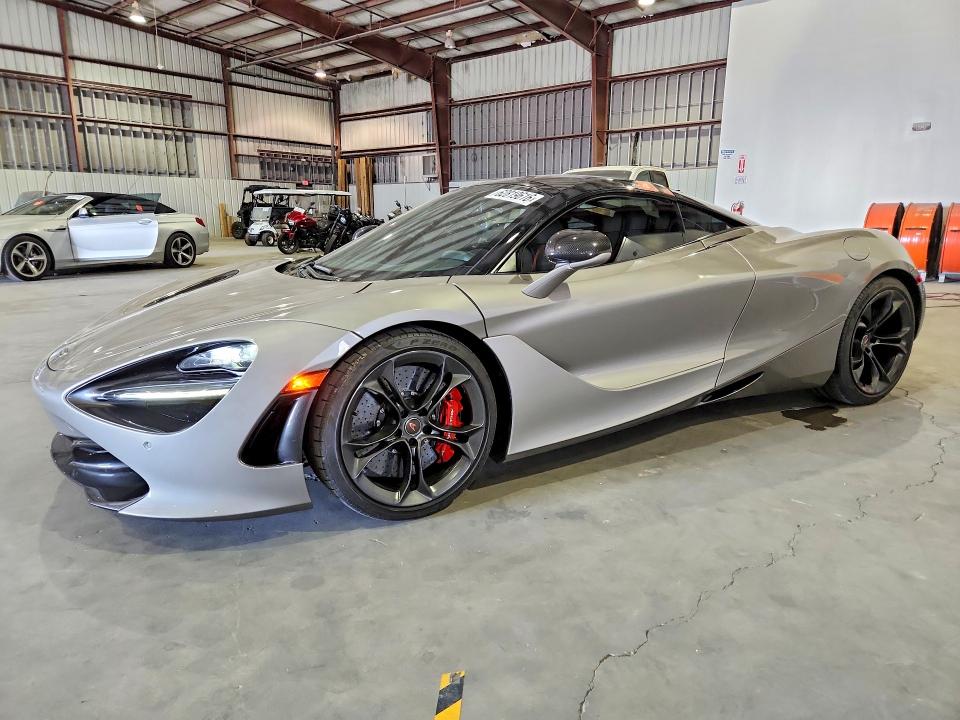 2018 Mclaren 720s VIN SBM14DCA3JW002108 COPART salvage auction — ROOF, Fl - Cert Of Title W/Slvg History, sold $55,500 on 2026-07-29 (photo 1)