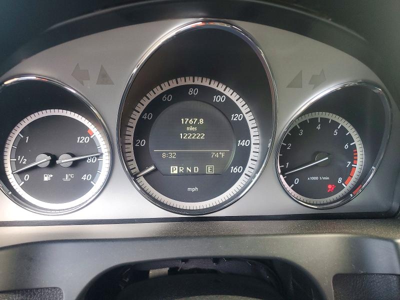2011 Mercedes-benz C class VIN WDDGF5EB4BA445459 COPART salvage auction — FRONT END, CA - SALVAGE CERTIFICATE, sold $575 on 2026-07-29 (photo 9)