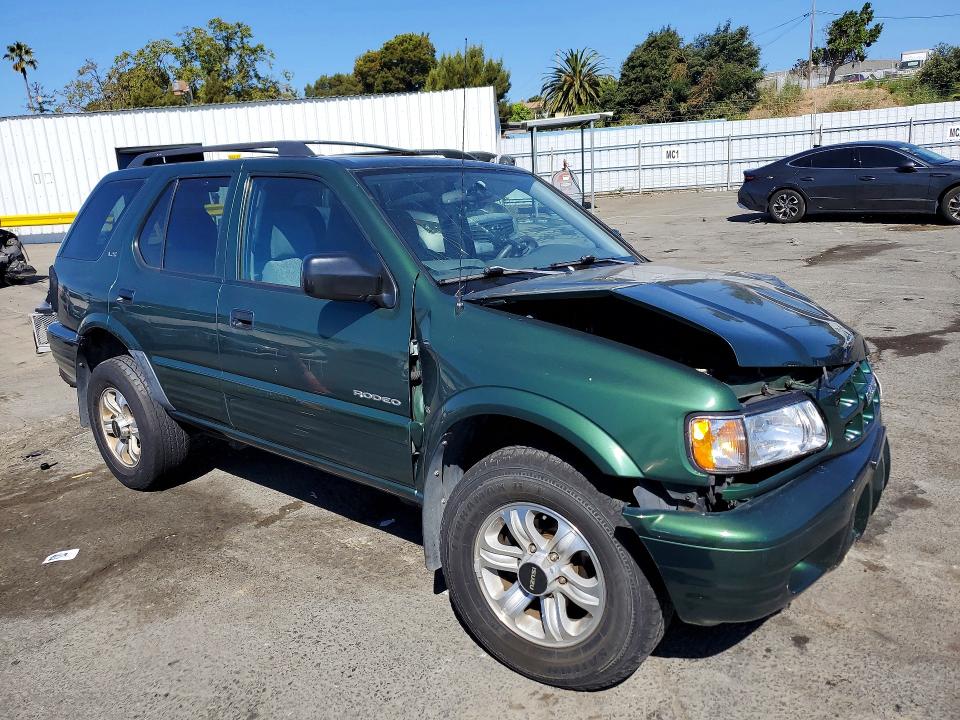 2001 Isuzu Rodeo VIN 4S2CK58W314302782 COPART salvage auction — FRONT END, CA - SALVAGE CERTIFICATE, sold $125 on 2026-07-31 (photo 4)