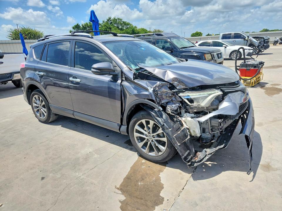 2018 Toyota Rav 4 VIN JTMYFREV7JJ169194 COPART salvage auction — FRONT END, Tx - Salvage Vehicle Title, sold $7,600 on 2026-07-16 (photo 4)
