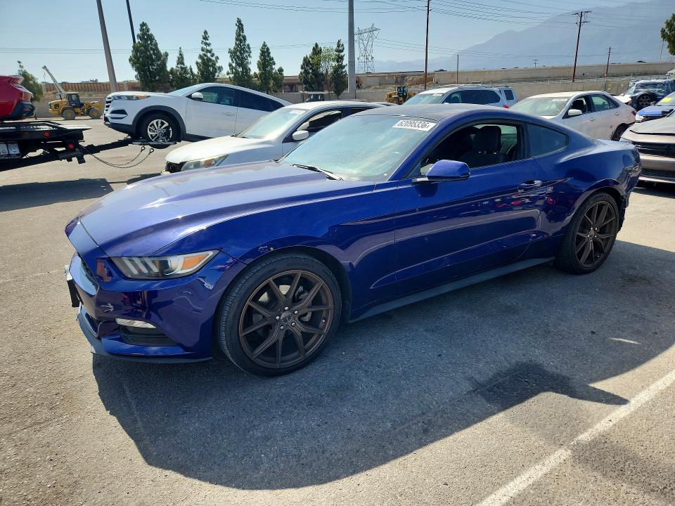 2016 Ford Mustang VIN 1FA6P8AM8G5257366 COPART salvage auction — REAR END, Salvage Title, sold $950 on 2026-07-30 (photo 1)