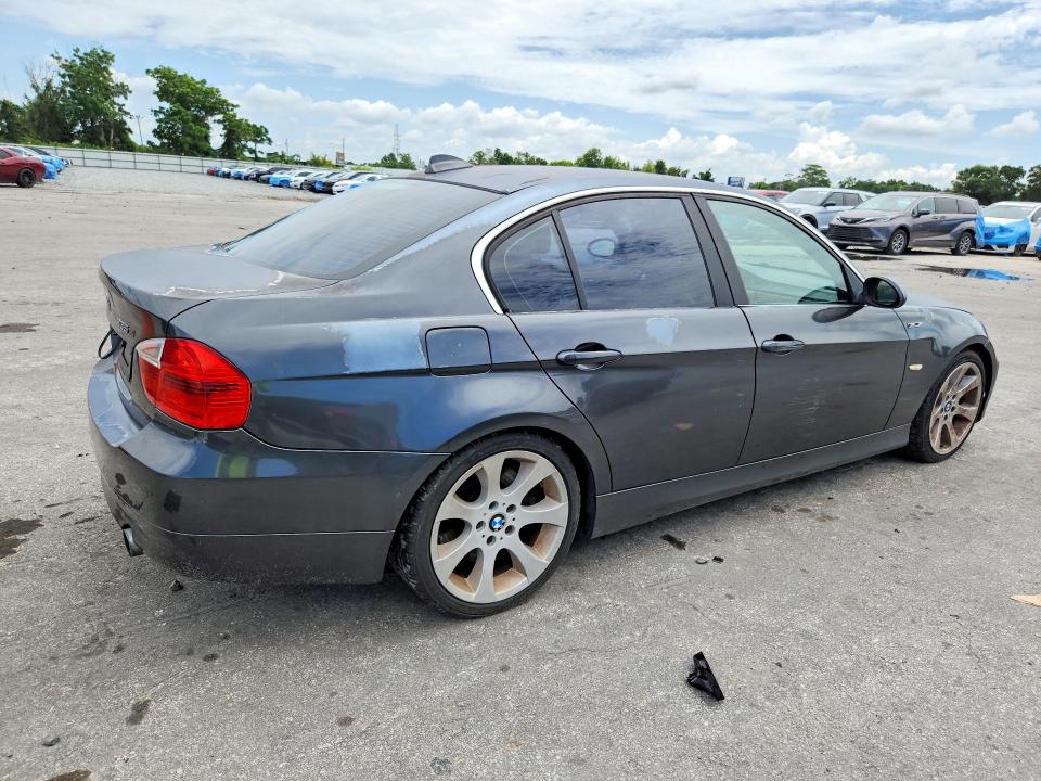 2007 BMW 3 series VIN WBAVB73517PA86582 COPART salvage auction — MINOR DENT/SCRATCHES, FL - CERT OF TITLE-REBUILT, sold $500 on 2026-07-21 (photo 3)