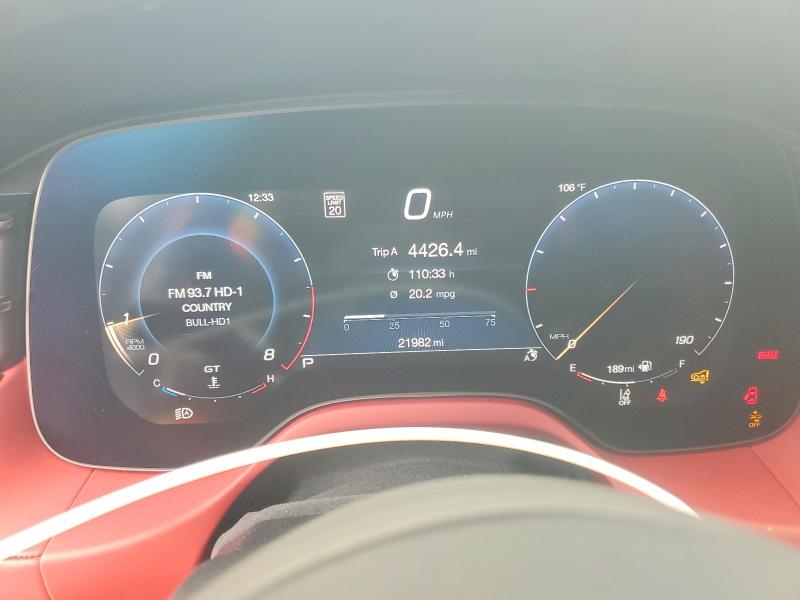 2023 Maserati Grecale VIN ZN682CVT6P7438264 COPART salvage auction — FRONT END, Mo - Salvage Certificate Of Title, sold $15,700 on 2026-07-28 (photo 9)