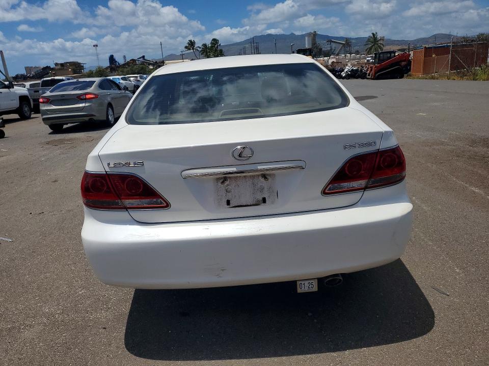 2005 Lexus ES VIN JTHBA30GX55087080 COPART salvage auction — MINOR DENT/SCRATCHES, HI - CERTIFICATE OF TITLE, sold $350 on 2026-07-27 (photo 6)