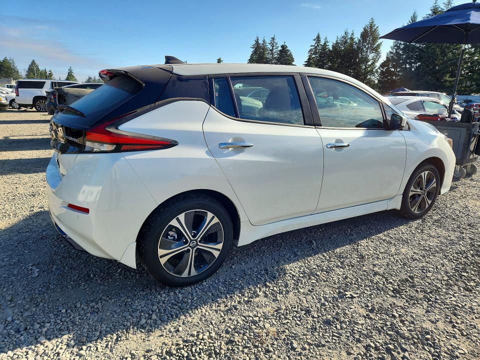2022 Nissan Leaf VIN 1N4BZ1CV8NC551283 COPART salvage auction — FRONT END, Wa - Bill Of Sale, sold $7,500 on 2026-08-07 (photo 3)
