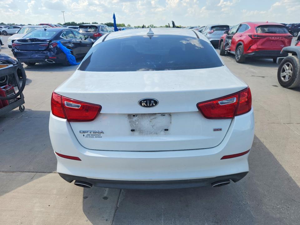 2015 Kia Optima VIN KNAGM4A78F5559956 COPART salvage auction — NORMAL WEAR, Salvage Title, sold $775 on 2026-07-30 (photo 6)