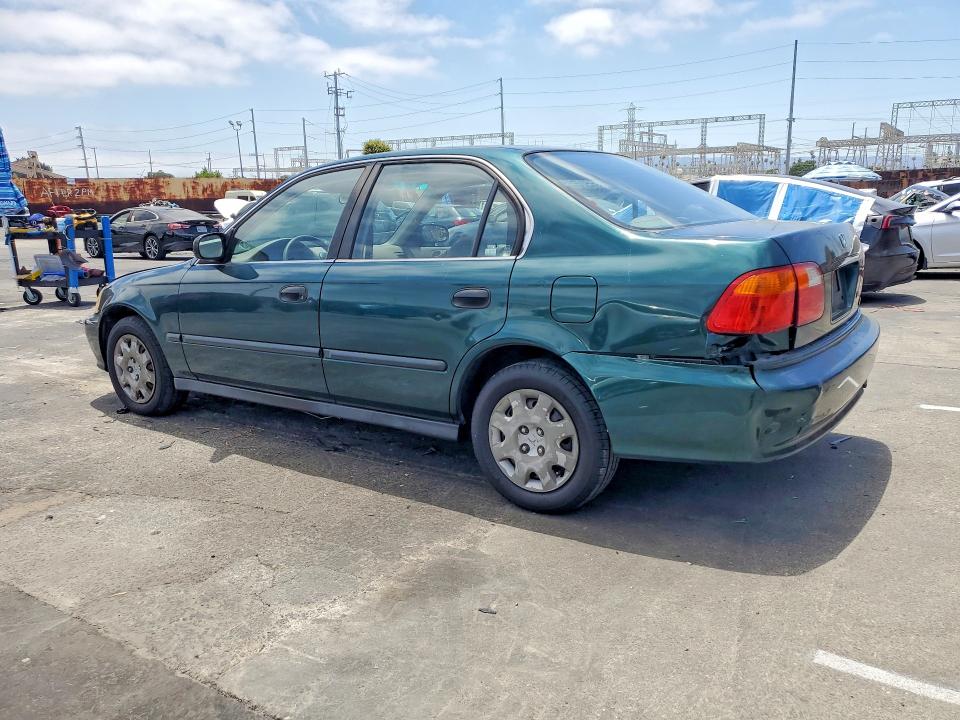 2000 Honda Civic VIN JHMEJ6674YS006330 COPART salvage auction — FRONT END, CA - SALVAGE CERTIFICATE, sold $350 on 2026-07-22 (photo 2)