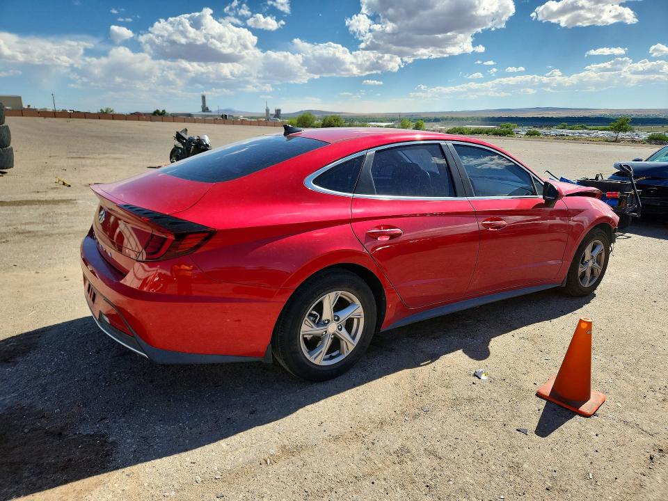 2020 Hyundai Sonata VIN 5NPEG4JA9LH061872 COPART salvage auction — FRONT END, Nm - Cert Of Title-Salvage, sold $2,650 on 2026-07-13 (photo 3)