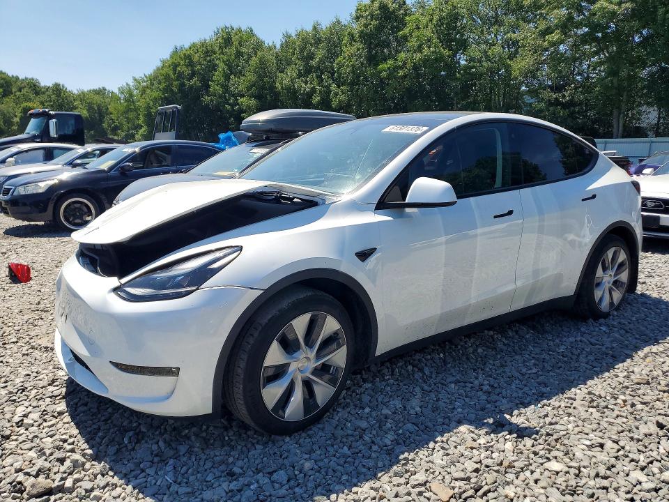2023 Tesla Model y VIN 7SAYGAEE7PF778223 COPART salvage auction — FRONT END, Ma - Cert Of Title-Salvage, sold $125 on 2026-07-29 (photo 1)