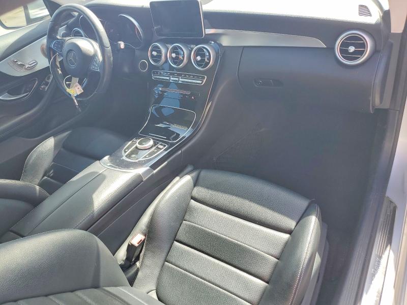 2017 Mercedes-benz C-klasse VIN WDDWJ4JB6HF328505 COPART salvage auction — WATER/FLOOD, Fl - Cert Of Title-Slvg Rebld Flood, sold $4,100 on 2026-08-05 (photo 8)