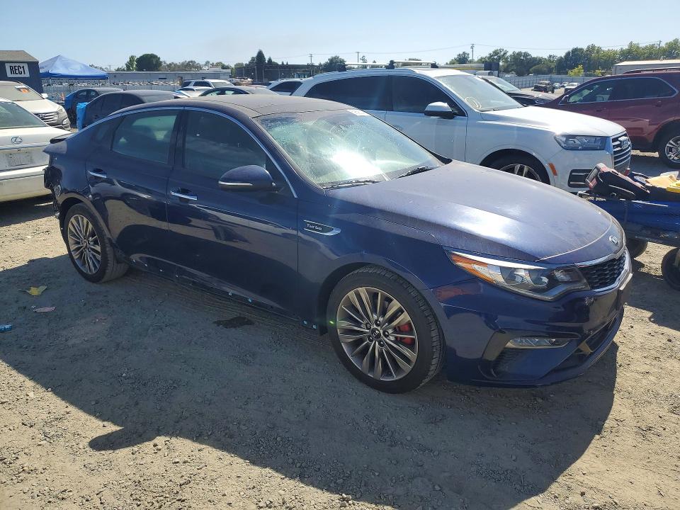 2019 Kia Optima VIN 5XXGV4L27KG292414 COPART salvage auction — REAR END, Ca - Salvage Certificate, sold $3,200 on 2026-07-09 (photo 4)