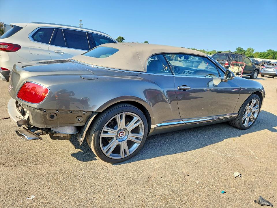 2013 Bentley Continental VIN SCBGT3ZA8DC083624 COPART salvage auction — REAR END, Ny - Mv-907A Salvage Certificate, sold $19,600 on 2026-07-15 (photo 3)