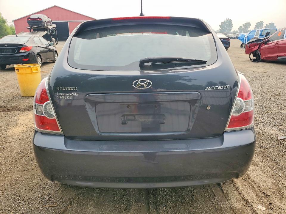 2010 Hyundai Accent VIN KMHCN3BC4AU156703 COPART salvage auction — FRONT END, On - Permit Salvage, sold $125 on 2026-07-28 (photo 6)