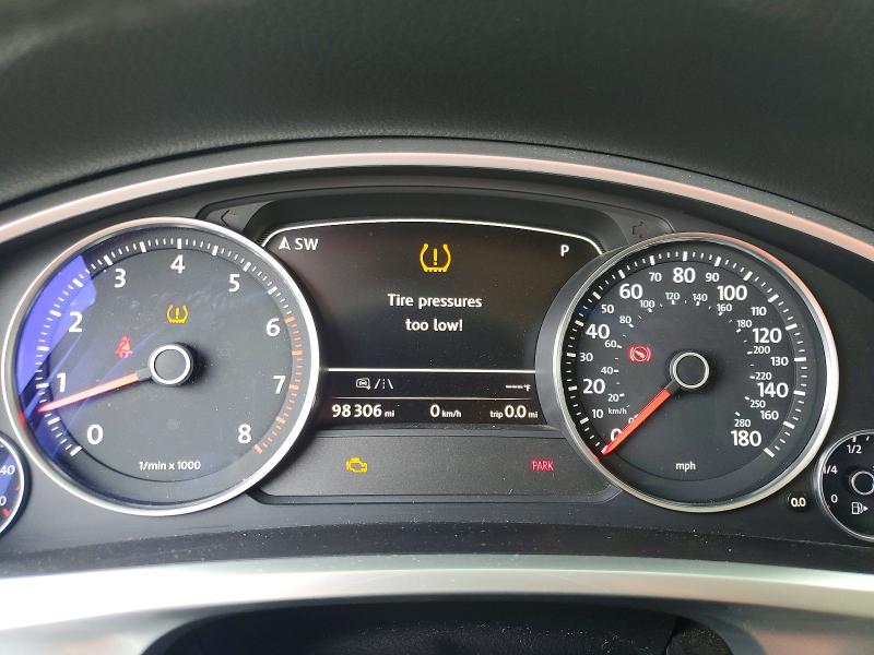2016 Volkswagen Touareg VIN WVGEF9BP0GD011047 COPART salvage auction — FRONT END, Fl - Certificate Of Destruction, sold $15 on 2026-07-29 (photo 9)