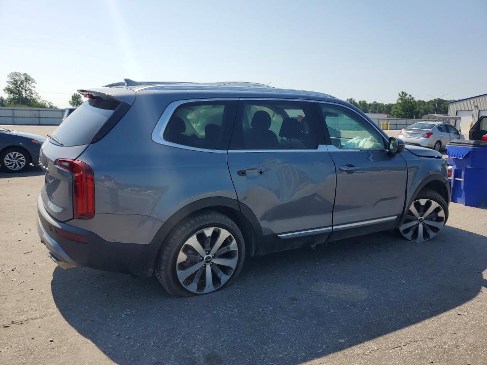 2022 Kia Telluride VIN 5XYP34HC9NG304022 COPART salvage auction — SIDE, Nc - Salvage Certificate Of Title, sold $1,250 on 2026-07-30 (photo 3)