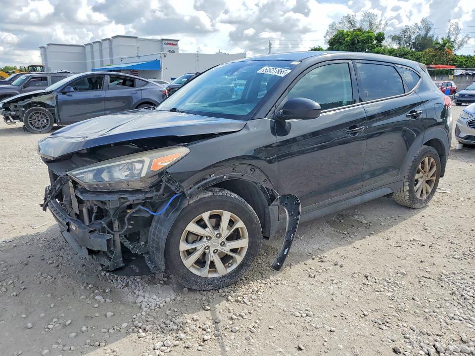 2019 Hyundai VIN KM8J23A44KU825337 COPART salvage auction — FRONT END, Fl - Cert Of Title Slvg Rebuildable, sold $3,150 on 2026-07-14 (photo 1)