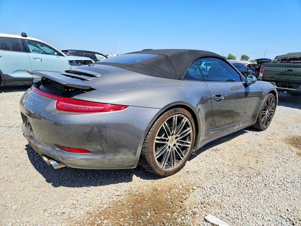 2015 Porsche 911 VIN WP0CB2A97FS154198 COPART salvage auction — SIDE, Ca - Salvage Certificate, sold $6,700 on 2026-07-21 (photo 3)