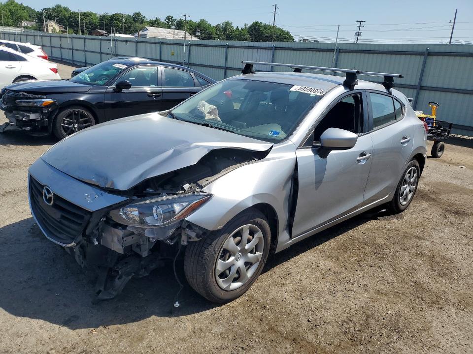 2014 Mazda 3 VIN JM1BM1K73E1200093 COPART salvage auction — FRONT END, Pa - Certificate Of Salvage, sold $175 on 2026-07-14 (photo 1)