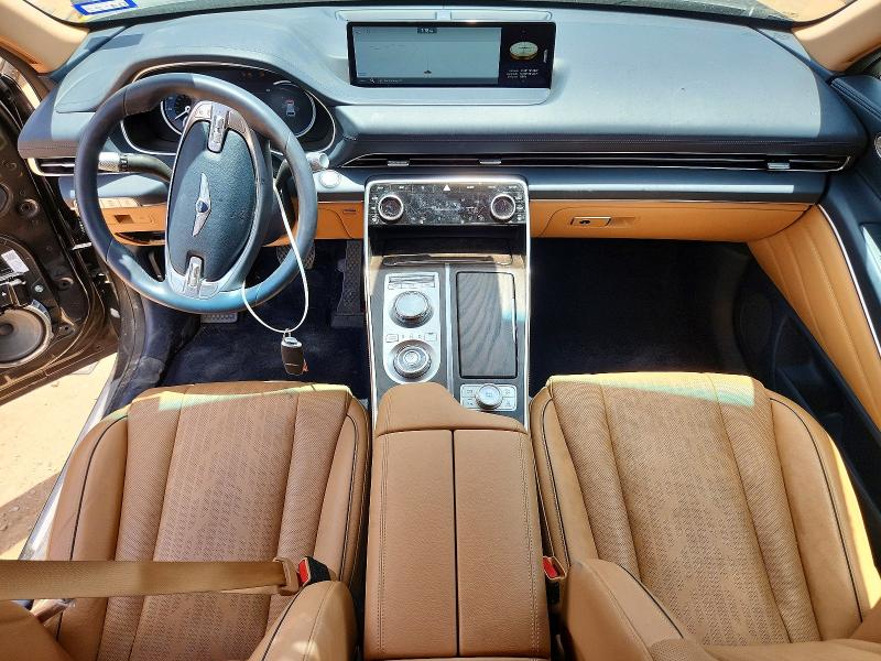 2024 Genesis Gv80 VIN KMUHBDSB5RU168951 COPART salvage auction — FRONT END, Tx - Salvage Vehicle Title, sold $6,700 on 2026-07-23 (photo 8)