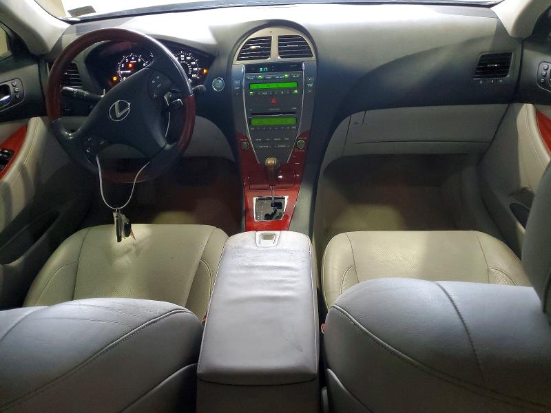 2009 Lexus ES VIN JTHBJ46GX92291995 COPART salvage auction — FRONT END, Va - Cert Of Title - Salvage, sold $1,600 on 2026-07-31 (photo 8)