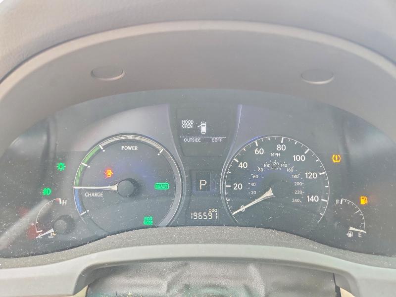 2011 Lexus Rx 450h VIN JTJBC1BA2B2420701 COPART salvage auction — FRONT END, MA - CERT OF TITLE-RECONSTRCTD COLL, sold $2,250 on 2026-07-13 (photo 9)
