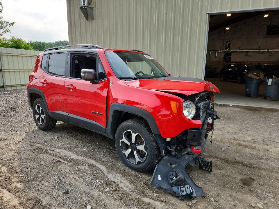 2021 Jeep Renegade VIN ZACNJDC11MPM95062 COPART salvage auction — FRONT END, Vt - Cert Of Title-Salvage Vehicle, sold $2,050 on 2026-08-03 (photo 4)