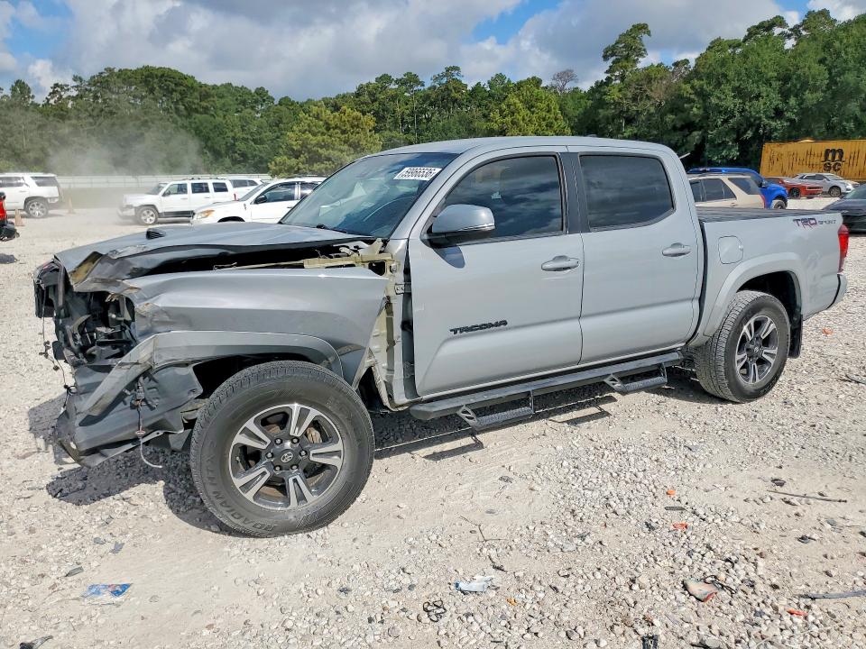 2019 Toyota Tacoma VIN 5TFAZ5CN0KX083759 COPART salvage auction — FRONT END, Tx - Salvage Vehicle Title, sold $1,000 on 2026-07-28 (photo 1)