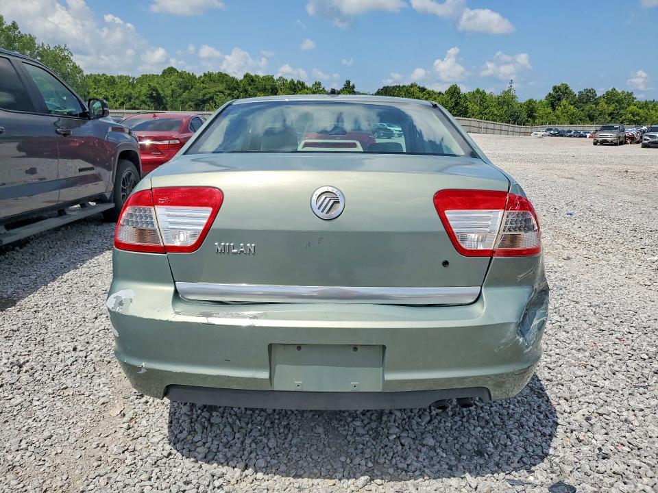 2008 Mercury Milan VIN 3MEHM07Z98R618973 COPART salvage auction — FRONT END, Al - Cert Of Title-Salvage Title, sold $225 on 2026-07-28 (photo 6)