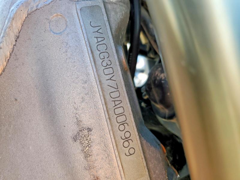 2013 Yamaha VIN JYACG30Y7DA006969 COPART salvage auction — VANDALISM, Ca - Salvage Certificate, sold $400 on 2026-08-20 (photo 8)