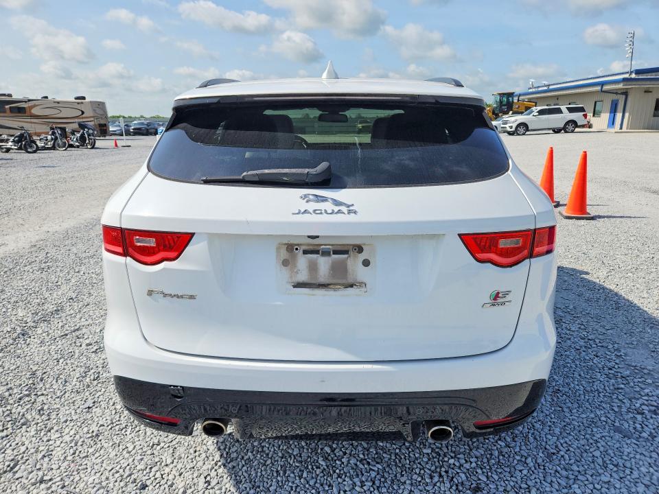 2018 Jaguar F-pace VIN SADCM2FV7JA291631 COPART salvage auction — MECHANICAL, La - Certificate Of Title, sold $3,700 on 2026-08-03 (photo 6)