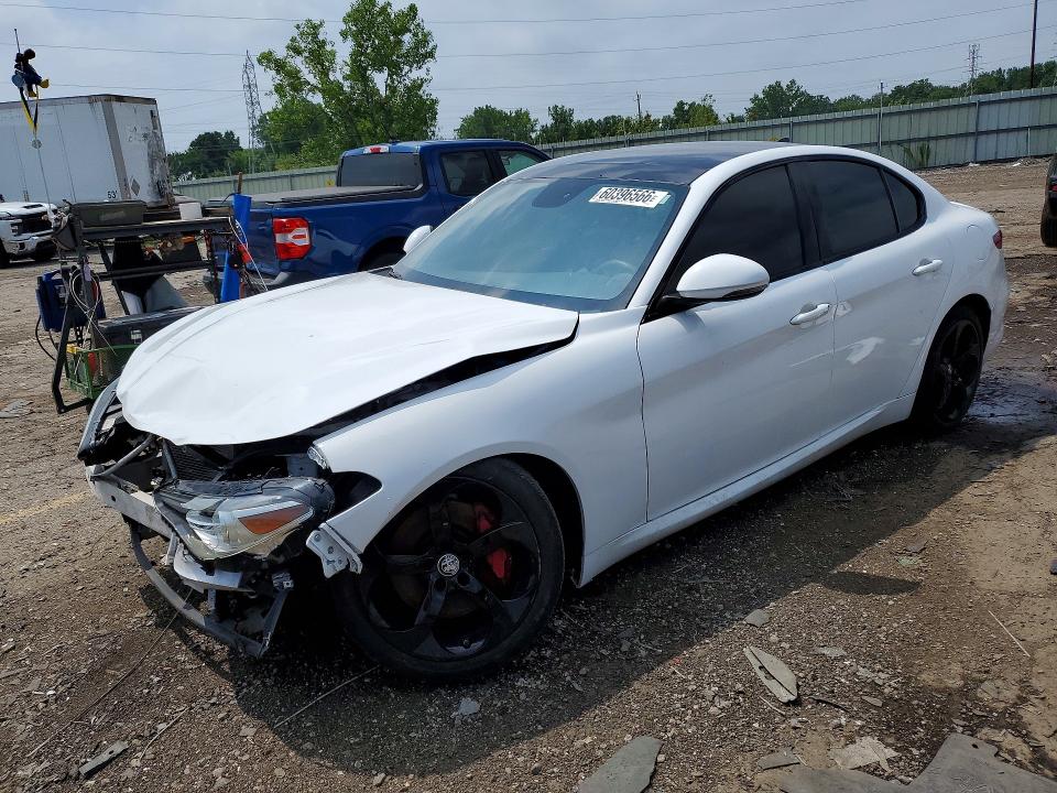 2018 Alfa romeo Giulia VIN ZARFAEDN4J7597226 COPART salvage auction — FRONT END, Mi - Cert Of Title-Rebuilt Salvage, sold $2,300 on 2026-07-31 (photo 1)