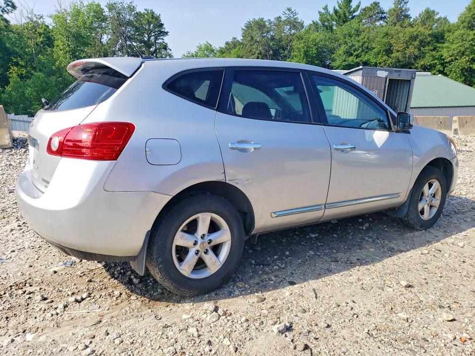 2013 Nissan Rogue VIN JN8AS5MV9DW630303 COPART salvage auction — REAR END, MA - CERT OF TITLE-SALVAGE, sold $625 on 2026-07-22 (photo 3)