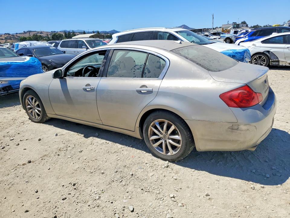 2008 Infiniti G35 VIN JNKBV61E78M219290 COPART salvage auction — FRONT END, CA - DIS/DLR/EXP ONLY CLEAN TITLE, sold $60 on 2026-07-30 (photo 2)