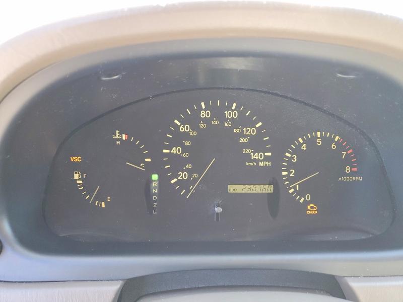 2002 Lexus Rx VIN JTJHF10U020290105 COPART salvage auction — REAR END, Wa - Aff Of Loss/Rel Of Interest, sold $225 on 2026-07-28 (photo 9)